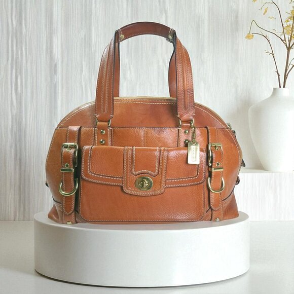 COACH MIRANDA Satchel in brown/ british tan - Picture 1 of 10